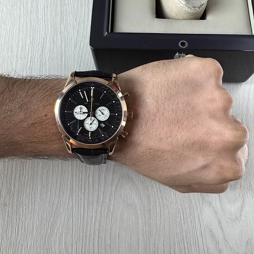 BREITLING TRANSOCEAN ROSE COURO 44MM