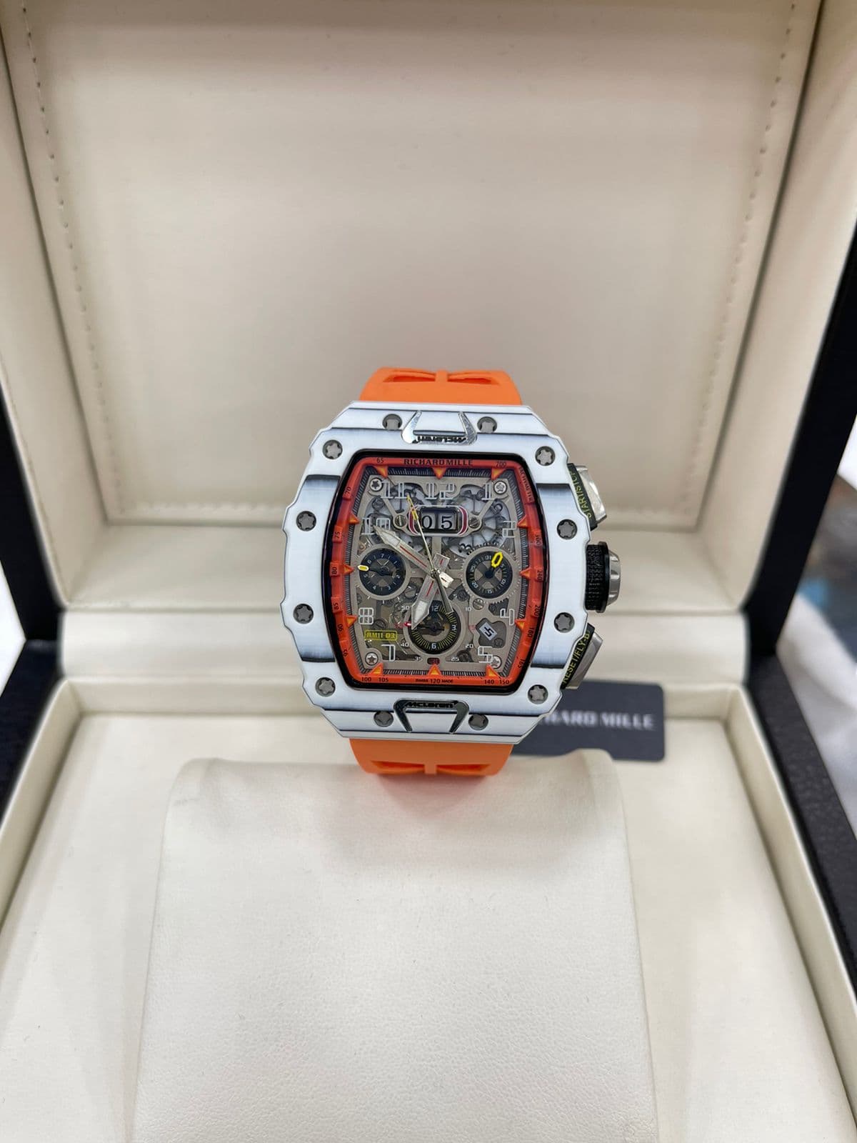 Relógio Richard Mille MCLaren