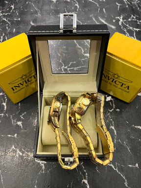 MALETA COM 2 RELÓGIOS