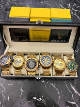 MALETA COM 6 RELÓGIOS