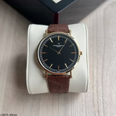 VACHERON CONSTANTIN MOEDA SLIM DOURADO COURO 40MM