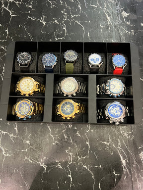 MALETA COM 15 RELÓGIOS