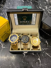 MALETA COM 3 RELÓGIOS