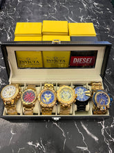 MALETA COM 6 RELÓGIOS