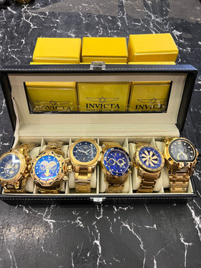 MALETA COM 6 RELÓGIOS