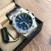 AUDEMARS PIGUET ROYAL OAK OFFSHORE DIVER PRATA AZUL 42MM