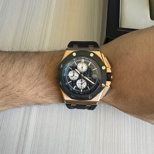 AUDEMARS PIGUET ROYAL OAK OFFSHORE ROSE PRETO 43MM