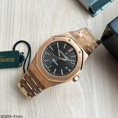 AUDEMARS PIGUET ROYAL OAK ROSE PRETO 41MM
