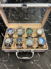 MALETA COM 8 RELÓGIOS