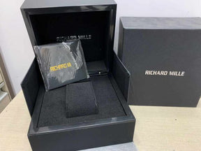 RICHARD MILLE PRETO PRATA VERMELHO 47MM