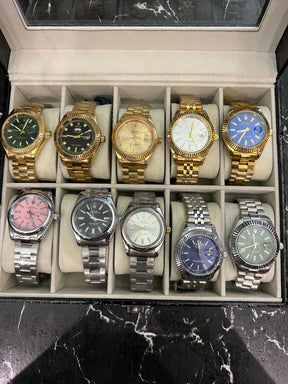 MALETA COM 10 RELÓGIOS