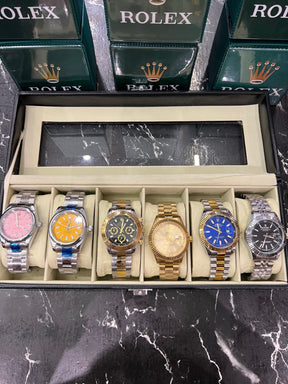 MALETA COM 6 RELÓGIOS