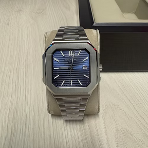 PATEK PHILIPPE CUBITUS PRATA AZUL 45MM