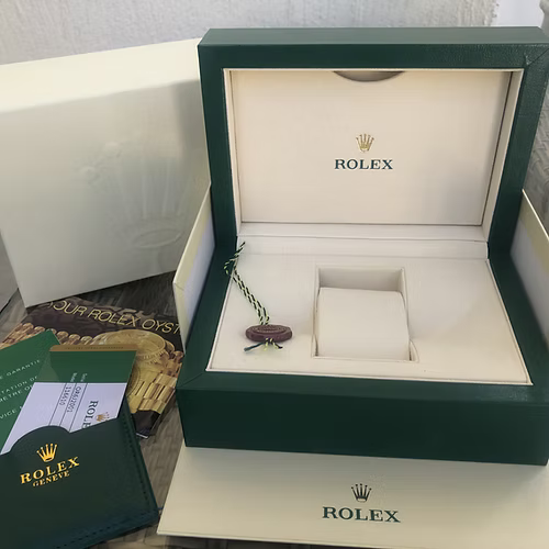 ROLEX CELLINI ROSE BRANCO COURO 40MM
