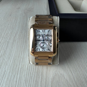 CARTIER TANK ROSE 34MM X 44MM