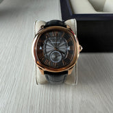 CARTIER DRIVE ROSE PRETO COURO 41MM